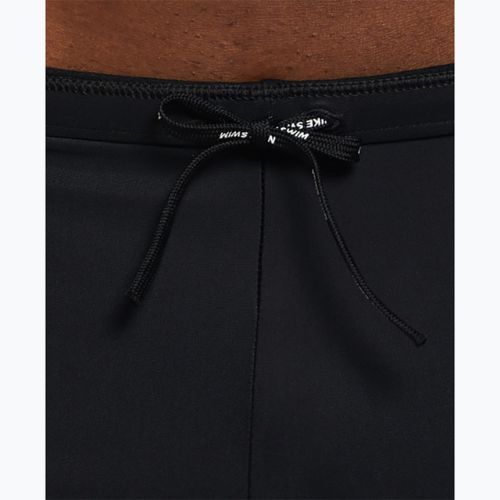 Men's Nike Tossed Swoosh Square Leg swim boxers black