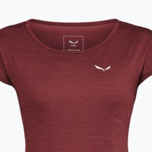 Salewa Puez Melange Dry syrah melange women's T-shirt