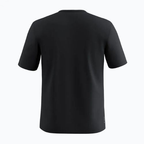 Men's Salewa Solidlogo Dry black out trekking shirt