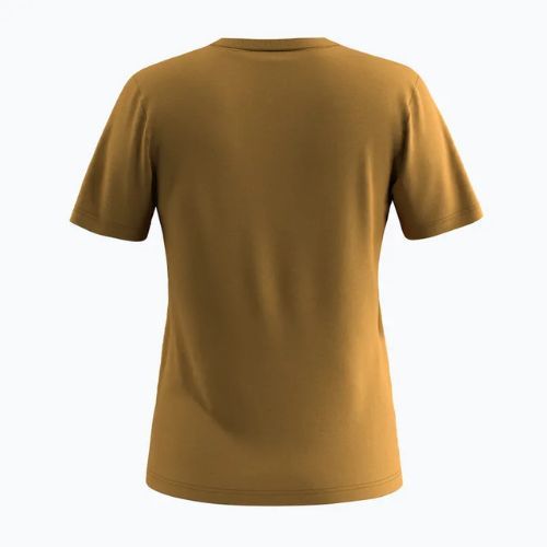 Women's t-shirt Salewa Solid Dry golden brown new logo