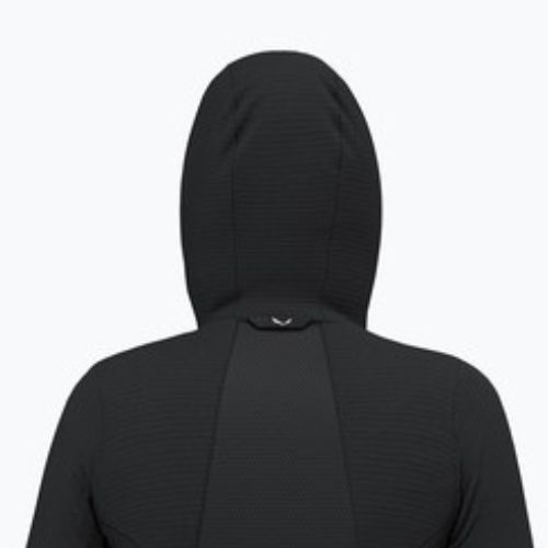 Women's trekking sweatshirt Salewa Pedroc PL Hooded black out