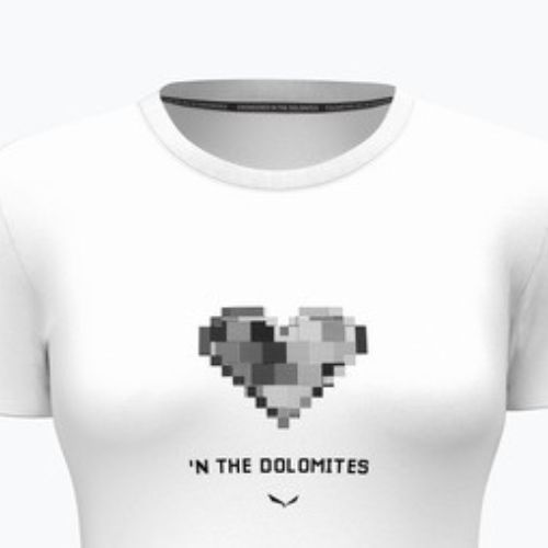 Salewa Pure Heart Dry women's T-shirt white
