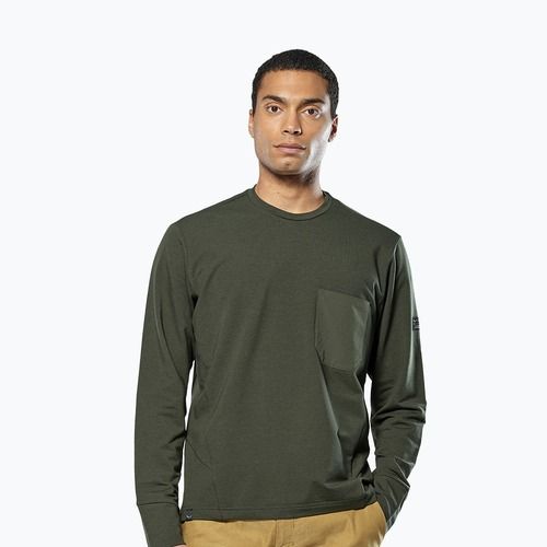Men's sweatshirt Salewa Fanes Dry Pullover dark olive