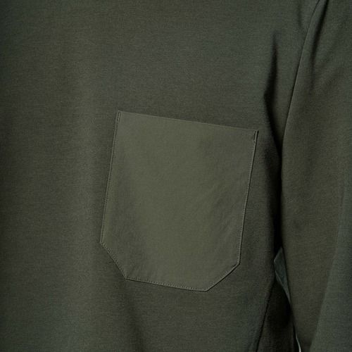 Men's Salewa Fanes Dry Pullover trekking sweatshirt dark olive