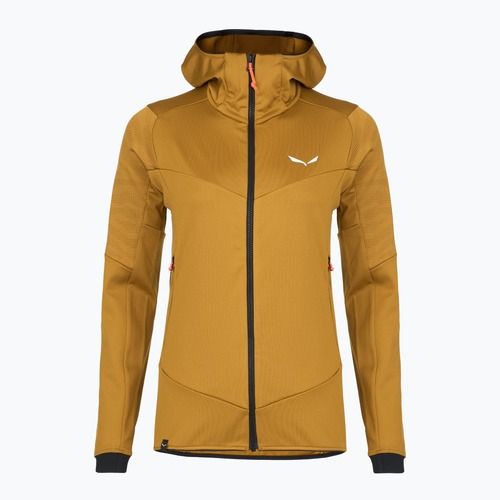 Salewa women's trekking jacket Sella Crevasse Hd golden brown