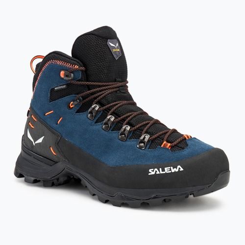 Men's trekking boots Salewa Alp Mate Winter Mid PTX dark denim/ black