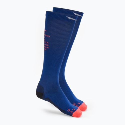 Women's trekking socks Salewa Ortles Dolomites Am electric