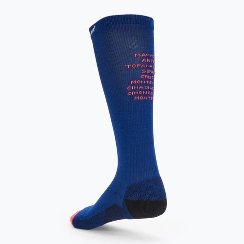 Women's trekking socks Salewa Ortles Dolomites Am electric