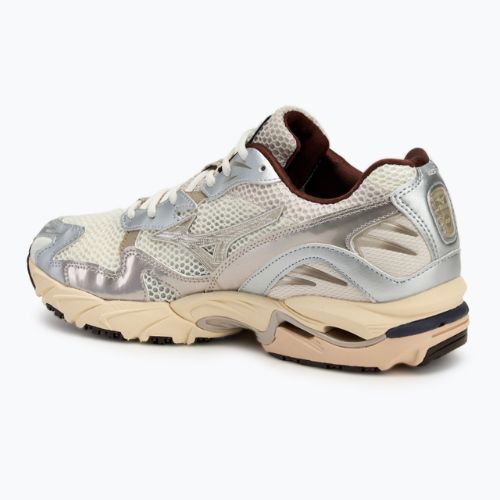 Mizuno Wave Rider 10 shoes snow white/silver cloud/chicory coffe
