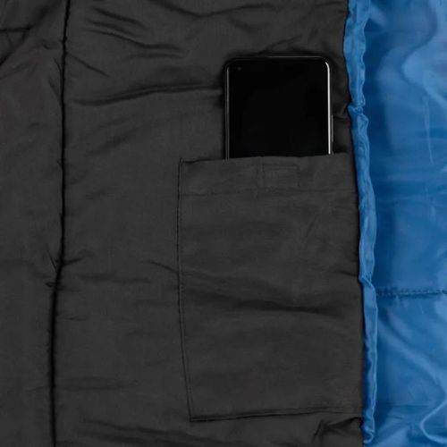 Sleeping bag KADVA Faran R right blue