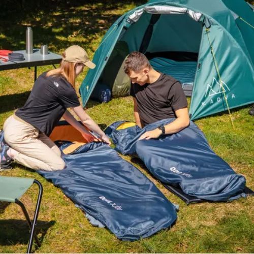 Sleeping Bag KADVA Light 1000 R right navy blue