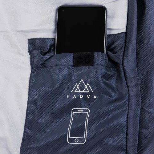 Sleeping bag KADVA Light 600 R right navy blue