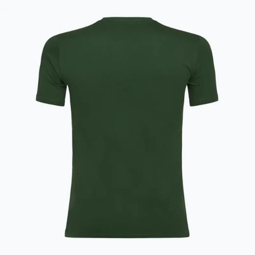 Men's New Balance Stacked Logo night watch green T-shirt