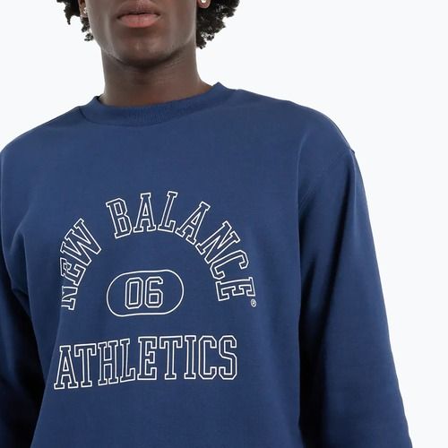 Men's sweatshirt New Balance Graphic Crew navy