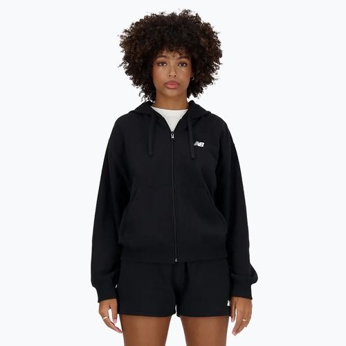 Women's New Balance French Terry Full Zip sweatshirt black