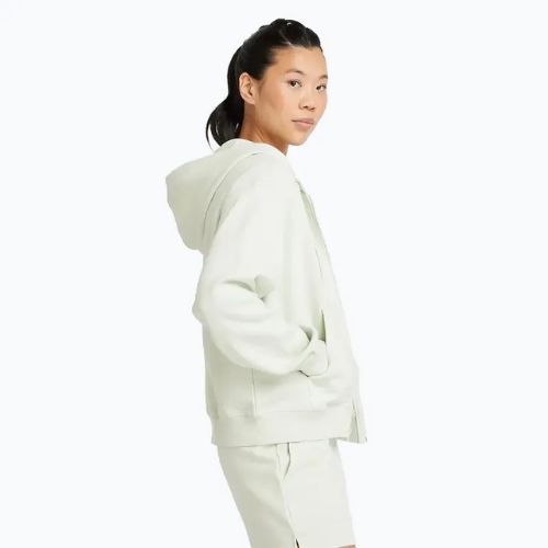 Women's New Balance French Terry Full Zip sweatshirt natural mint