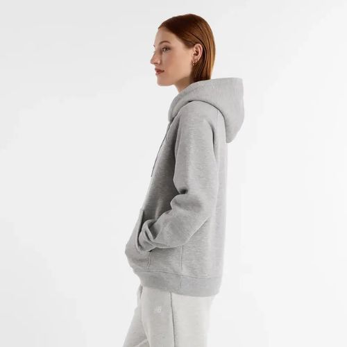 Women's New Balance Fleece Hoodie athletic grey