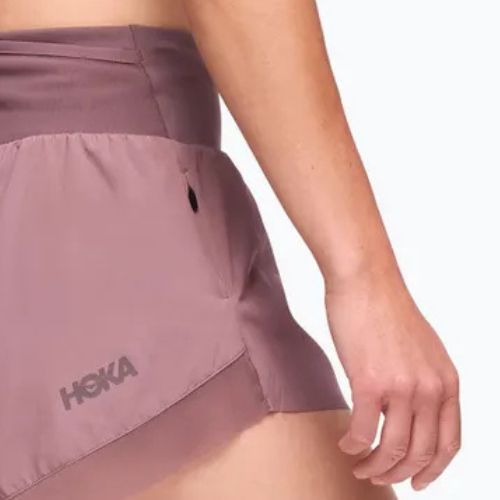 Women's running shorts HOKA Glide 4" smokey quartz