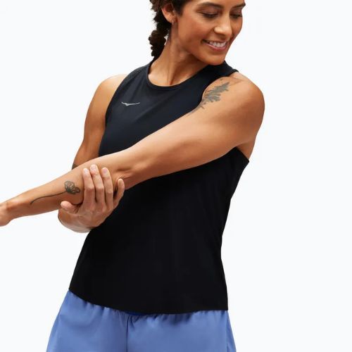 Women's running tank top HOKA Airolite Run Tank black