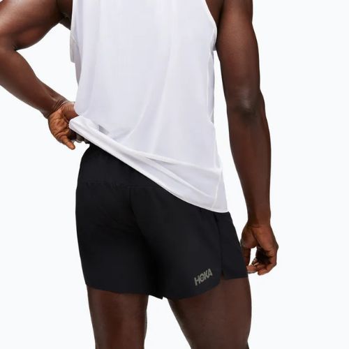 Men's running shorts HOKA Glide With Brief 5" black