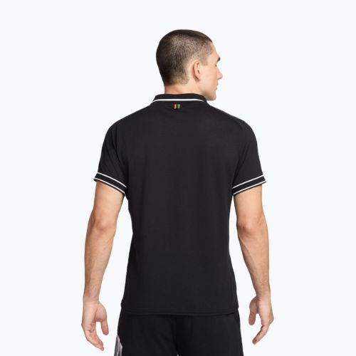 Men's tennis shirt Nike Court Heritage Polo black/white