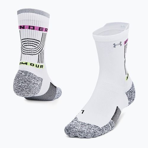 Under Armour ArmourDry Run Cushion Mid-Crew socks white/black