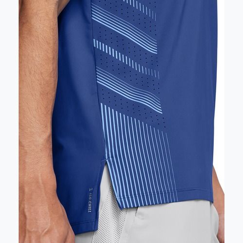 Under Armour men's running shirt UA Launch Elite Graphic tech blue/horizon blue/reflective