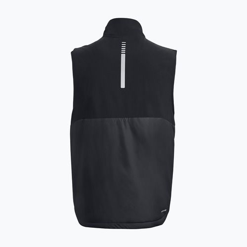 Men's Under Armour Storm Session Run Vest black/reflective running sleeve