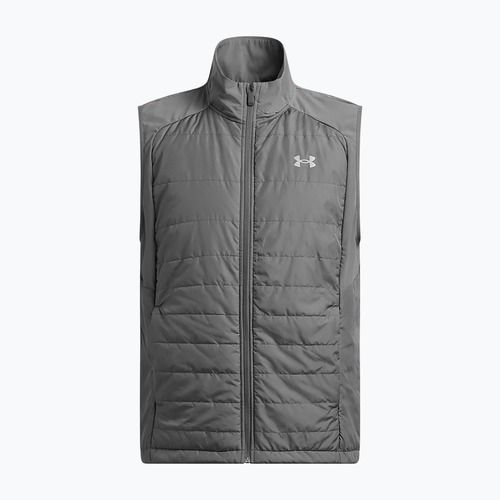Men's Under Armour Storm Session Run Vest castlerock/reflective running sleeve