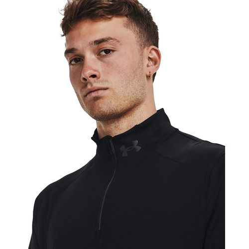 Men's Under Armour Launch Pro 1/4 Zip black/black/reflective running longsleeve