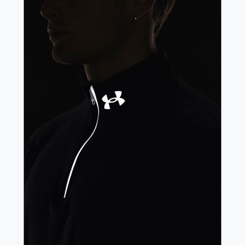 Men's Under Armour Launch Pro 1/4 Zip black/black/reflective running longsleeve