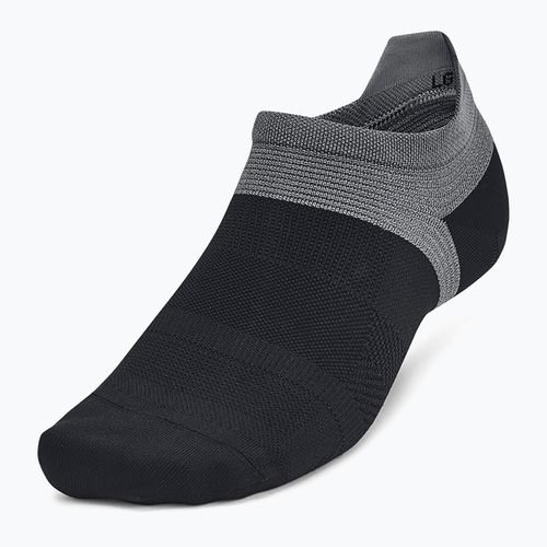 Men's Under Armour Dry Run Lite No Show running socks 3 pairs black/black/reflective