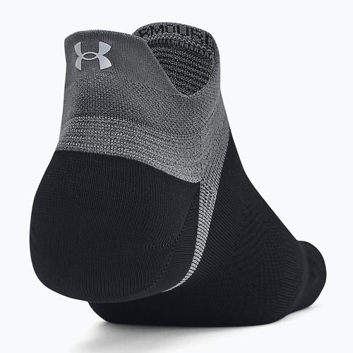 Men's Under Armour Dry Run Lite No Show running socks 3 pairs black/black/reflective