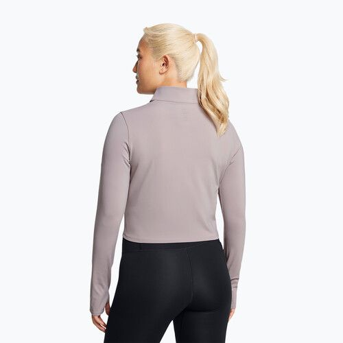 Women's Under Armour Launch Elite Half Zip tetra gray/reflective running longsleeve