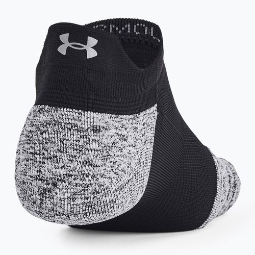 Under Armour Dry Run Cushion No Show running socks 3 pairs black/pitch gray/reflective