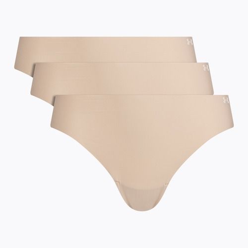 Women's Under Armour Pure Stretch Ns Thong 3 pcs beige/beige/beige