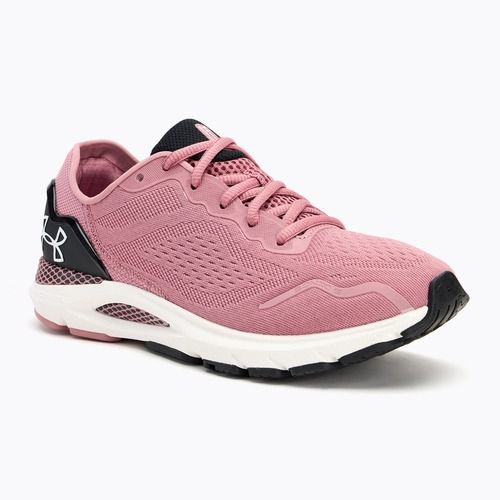 Under Armour Hovr Sonic 6 women's running shoes pink elixir/black/halo gray