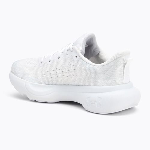 Under Armour Infinite white/white/metallic silver women's running shoes