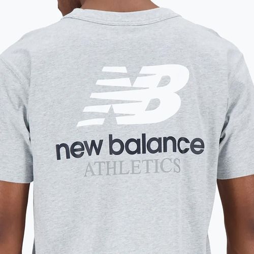 New Balance Athletics Remastered Graphic grey men's t-shirt