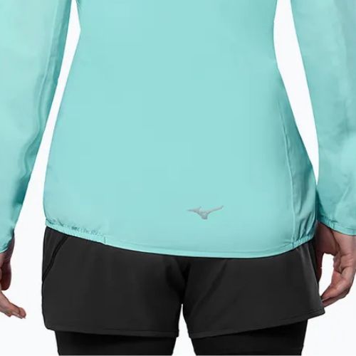 Women's running jacket Mizuno Waterproof 20K ER eggshell blue