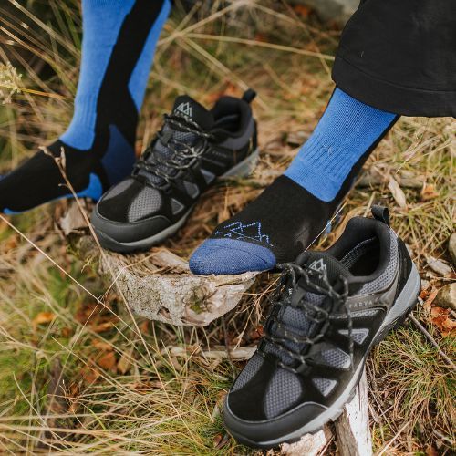 Men's trekking boots KADVA Traver Low WaterProof black