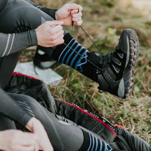 Men's trekking boots KADVA Traver Mid WaterProof black