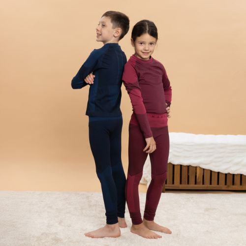 Children's Thermal Underwear Set KADVA Frosty Jrg Set Seamless Pink