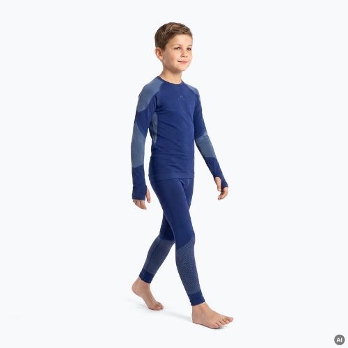 Children's Thermal Underwear Set KADVA Frosty Jrb Set Seamless Navy Blue