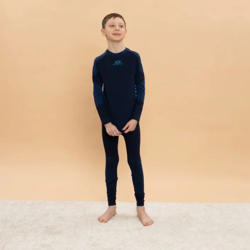 Children's Thermal Underwear Set KADVA Frosty Jrb Set Seamless Navy Blue