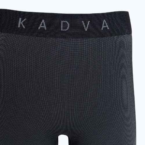 Women's KADVA Streif W Set thermal underwear set, seamless, black
