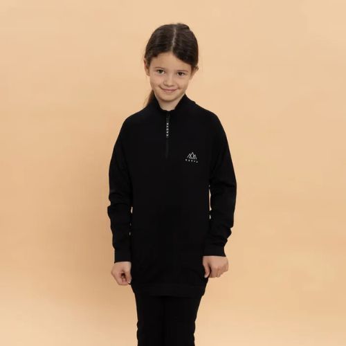 Children's thermal underwear set KADVA Tyros Set Jr seamless black