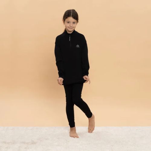 Children's thermal underwear set KADVA Tyros Set Jr seamless black