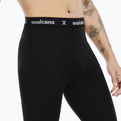 WOOLCANO Merino men's thermal underwear set SET0540 black