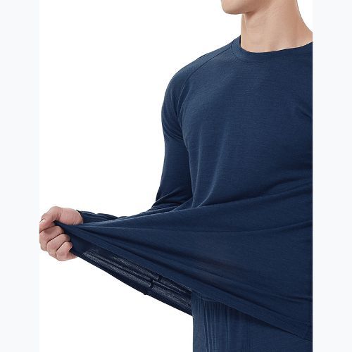 WOOLCANO Merino men's thermal underwear set SET0540 navy blue